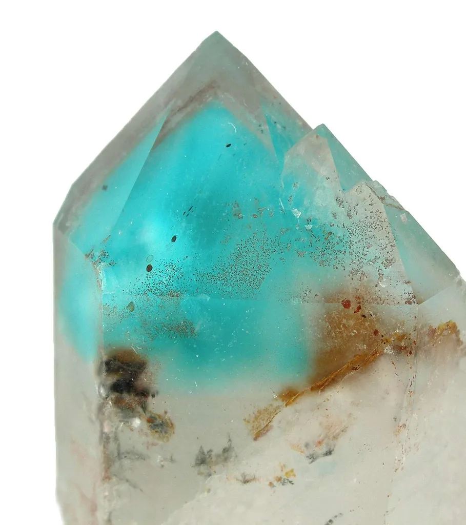 Ajoite Included in Quartz (Phantom) - image 3