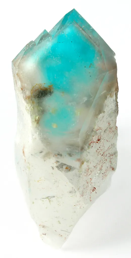 Ajoite Included in Quartz (Phantom) image