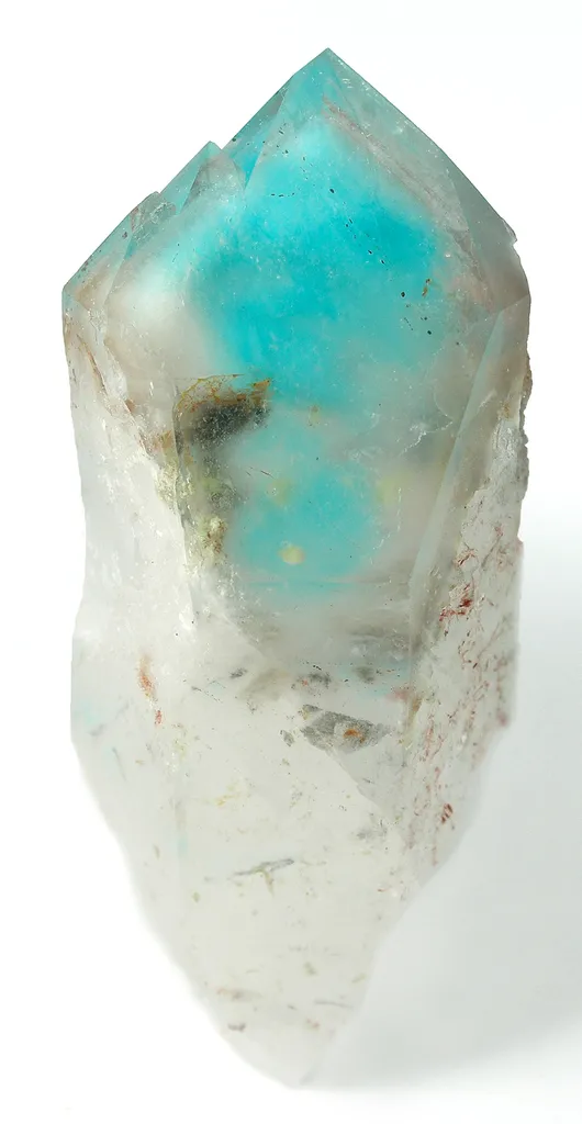 Ajoite Included in Quartz (Phantom) - image 2