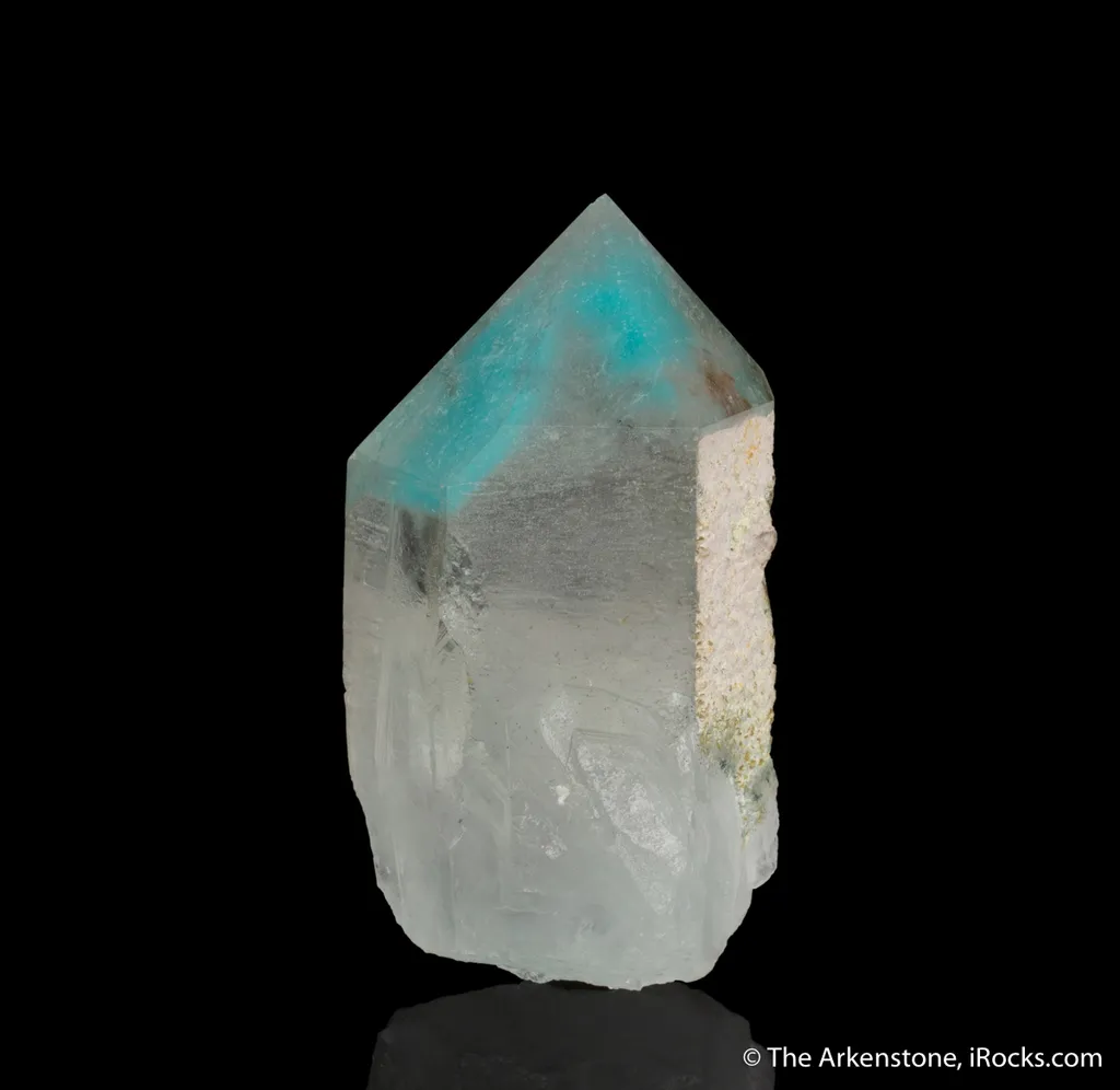 Ajoite inclusions in Quartz image