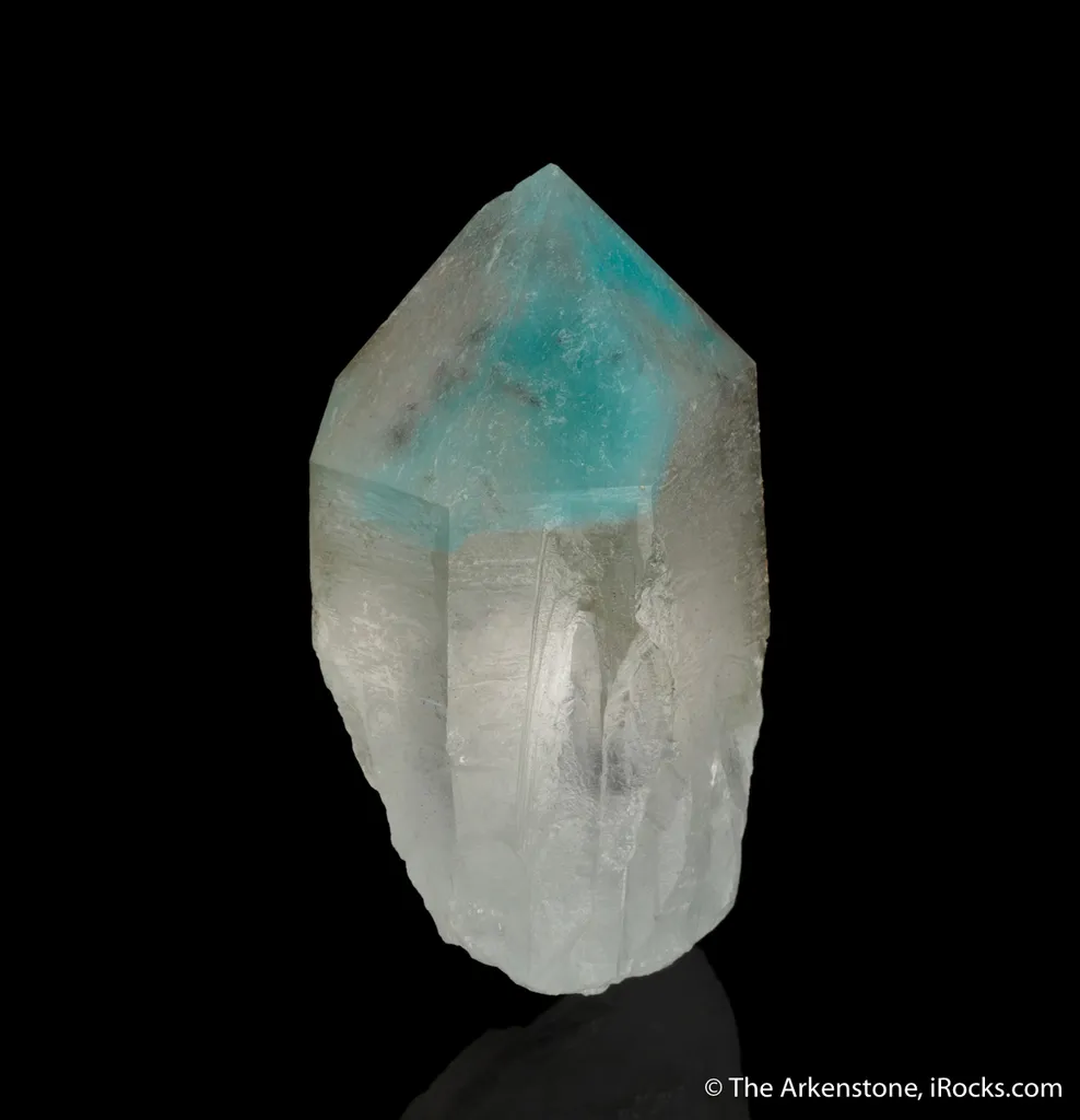 Ajoite inclusions in Quartz - image 3