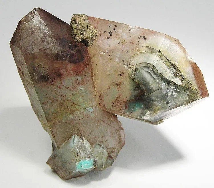 Ajoite, Quartz - image 1