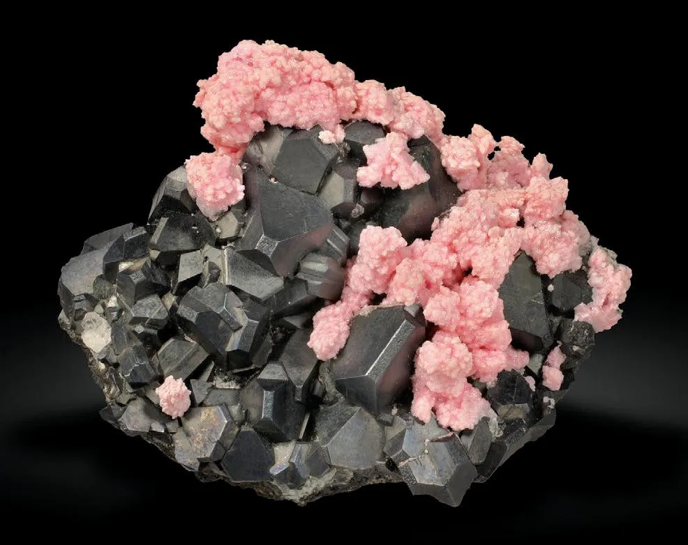 Alabandite, rhodocrosite image