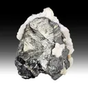 Alabandite with Calcite, Rhodochrosite - image 1