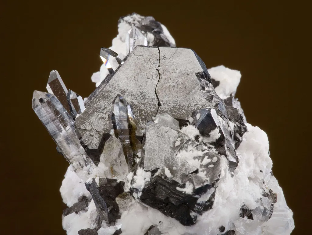 Alabandite With Quartz - image 2