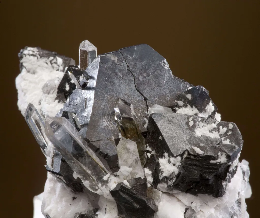 Alabandite With Quartz - image 3