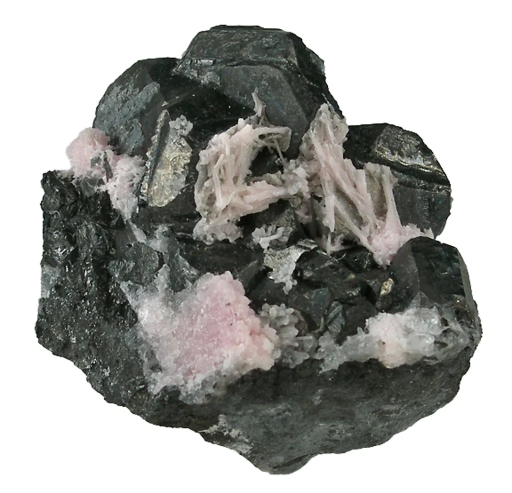 Alabandite With Rhodochrosite - image 2