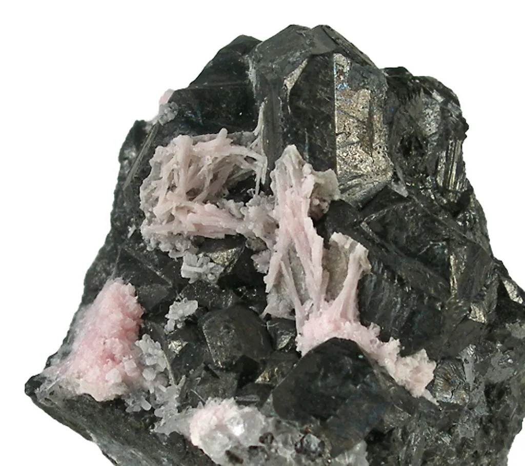 Alabandite With Rhodochrosite - image 3