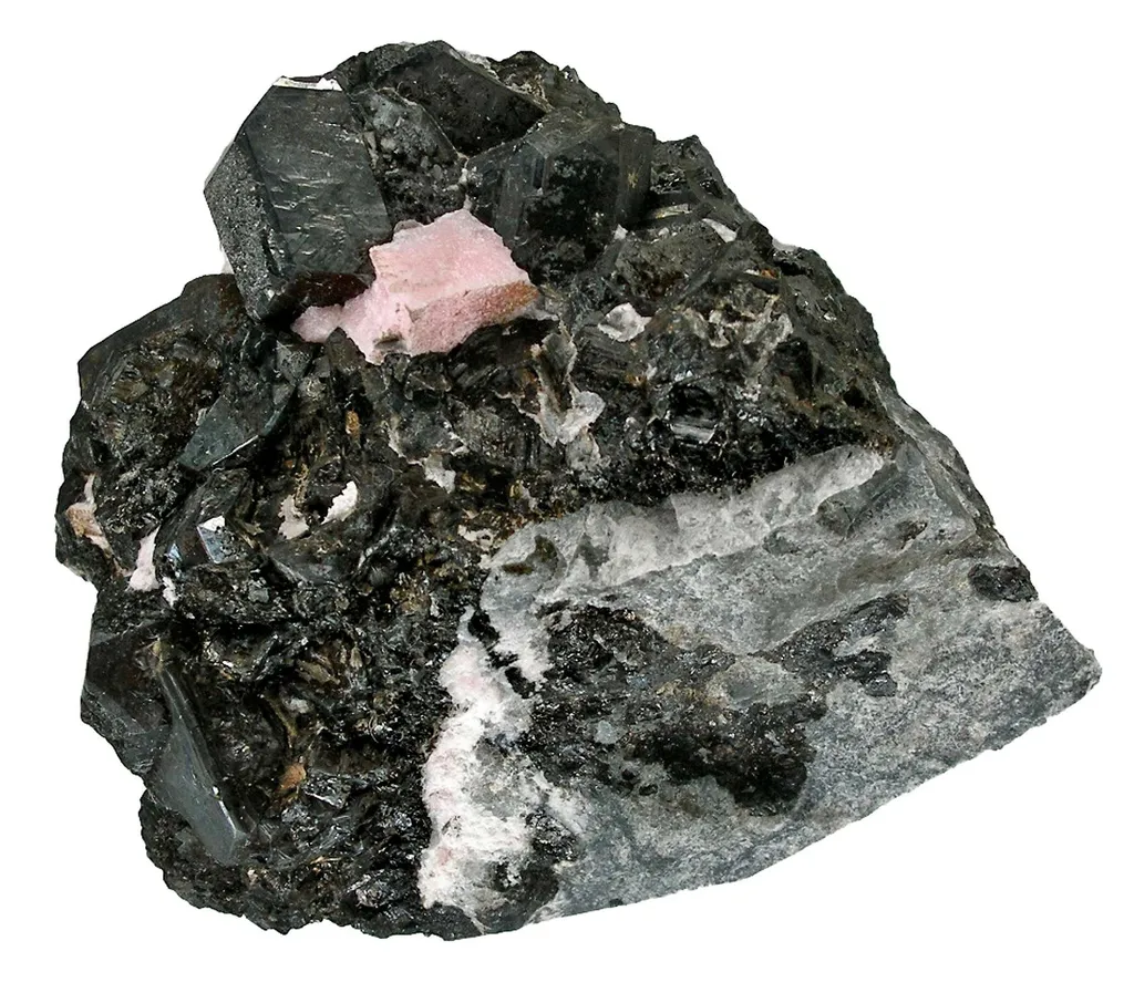 Alabandite With Rhodochrosite - image 3