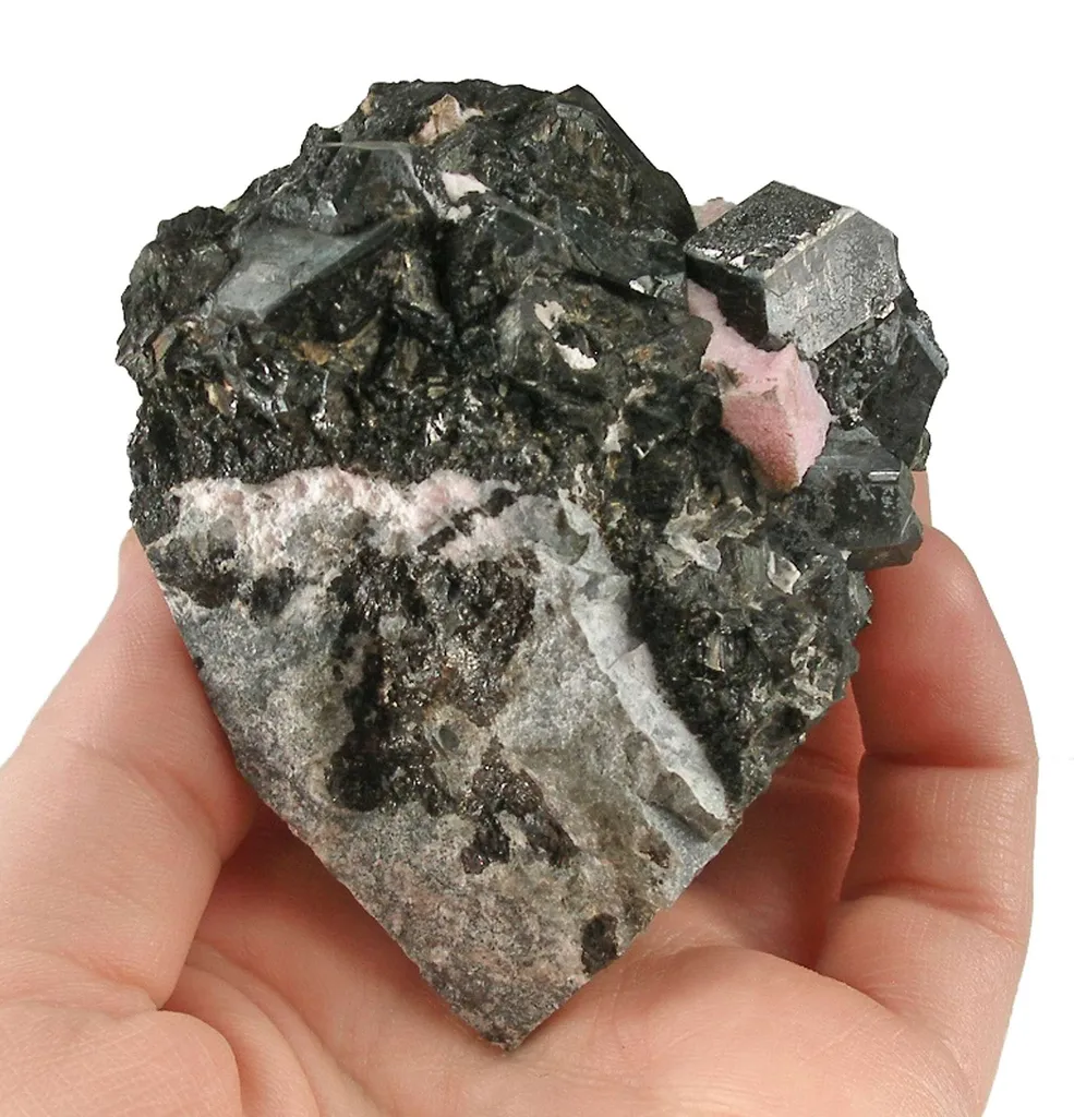 Alabandite With Rhodochrosite - image 2