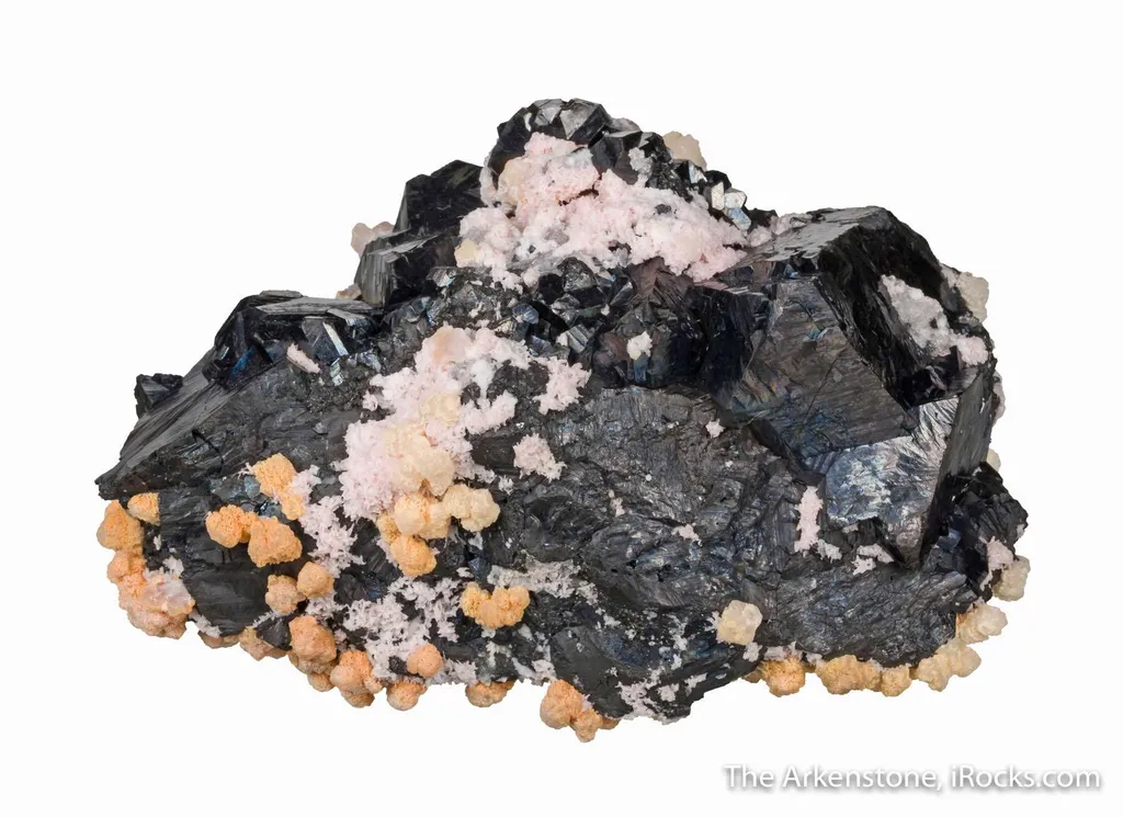 Alabandite with Rhodochrosite and Calcite - image 4