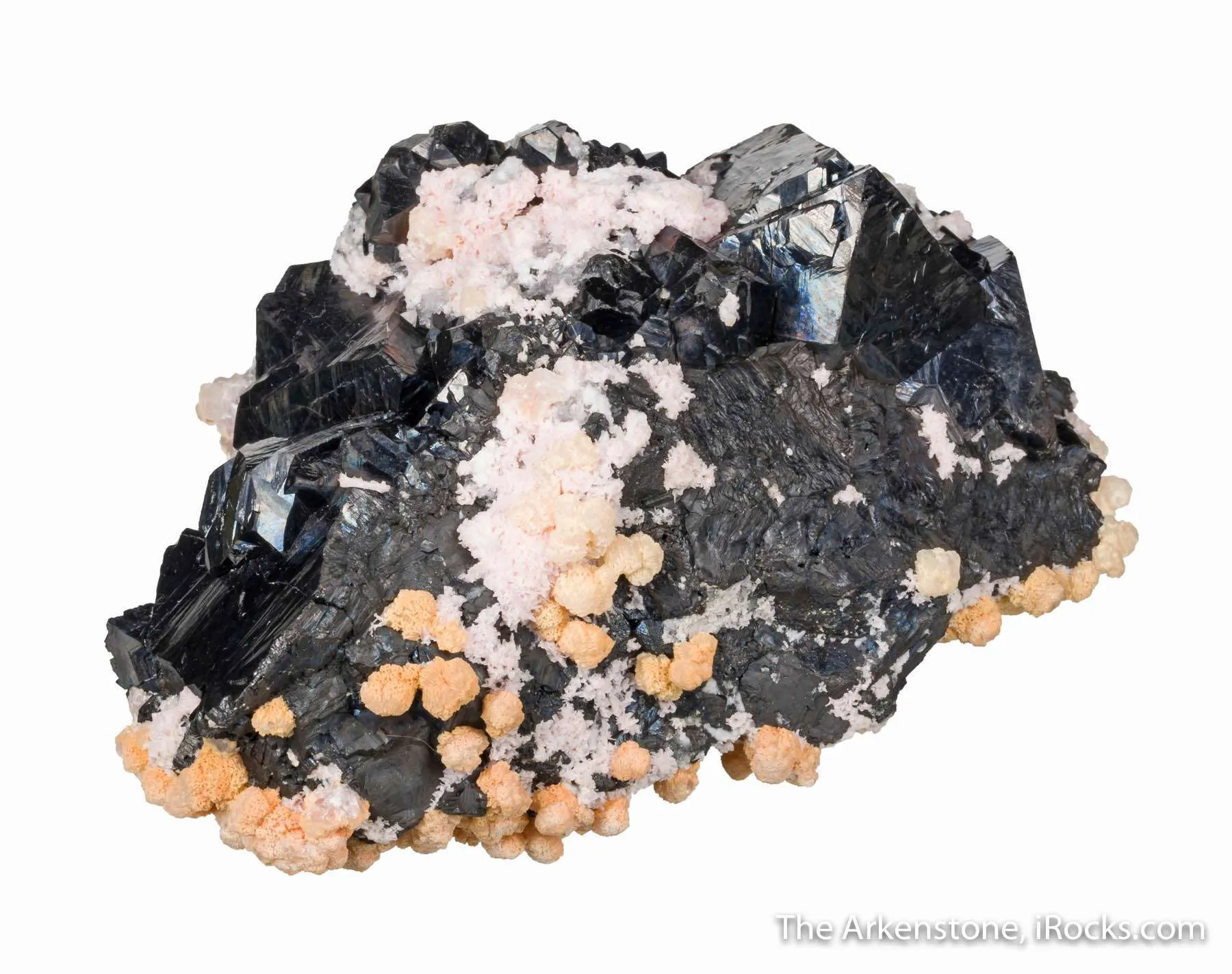 Alabandite with Rhodochrosite and Calcite - image 7