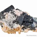 Alabandite with Rhodochrosite and Calcite - image 8