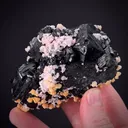 Alabandite with Rhodochrosite and Calcite - image 1