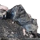 Alabandite with Rhodochrosite and Calcite - image 3