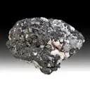 Alabandite with Rhodochrosite, Quartz - image 1