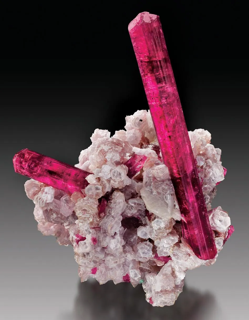 Albite, Lepidolite, Tourmaline - image 1