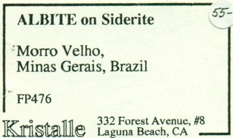 Albite on Siderite - image 9