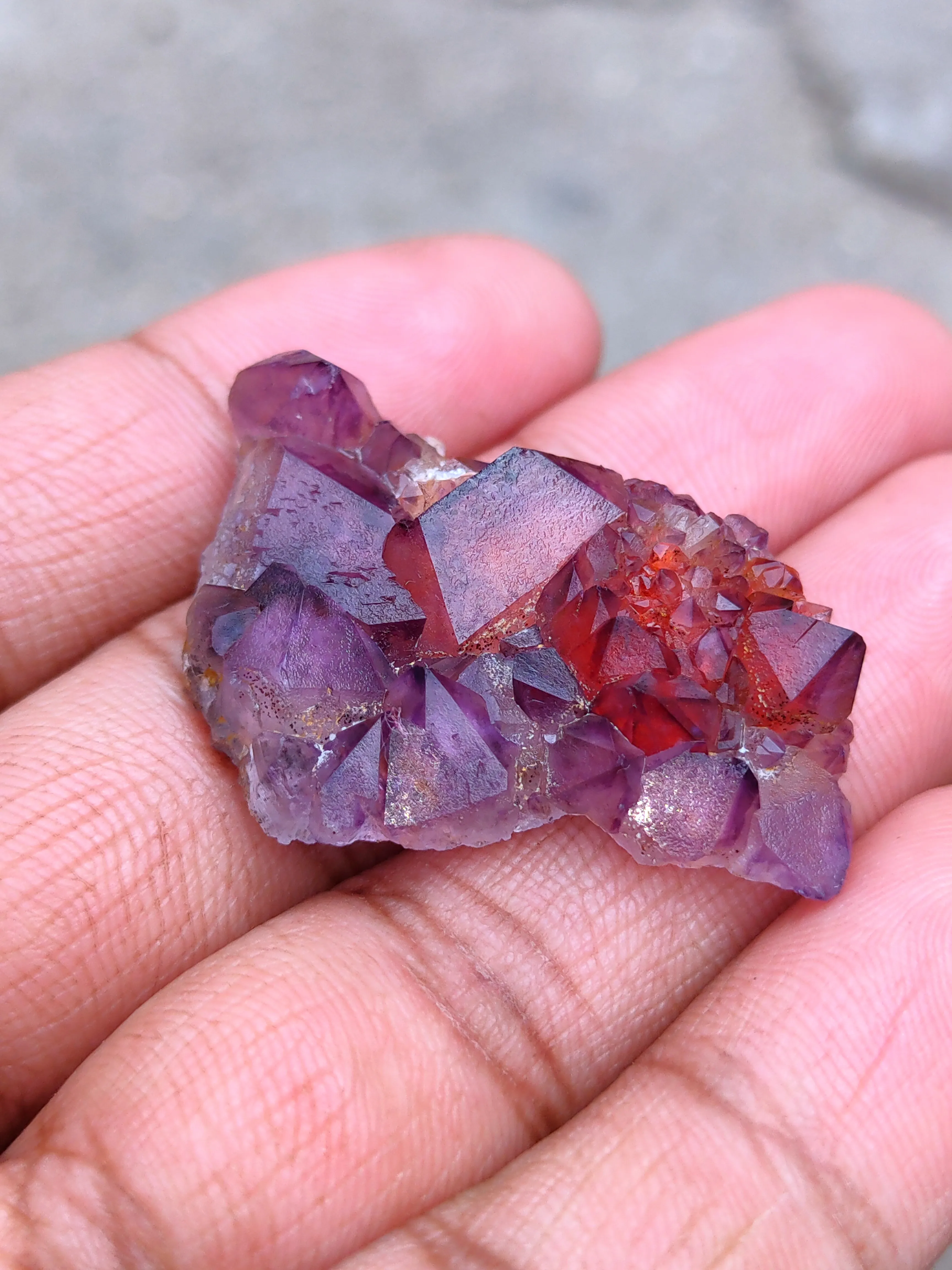 Alien Amethyst Phantom Quartz Cluster - image 4