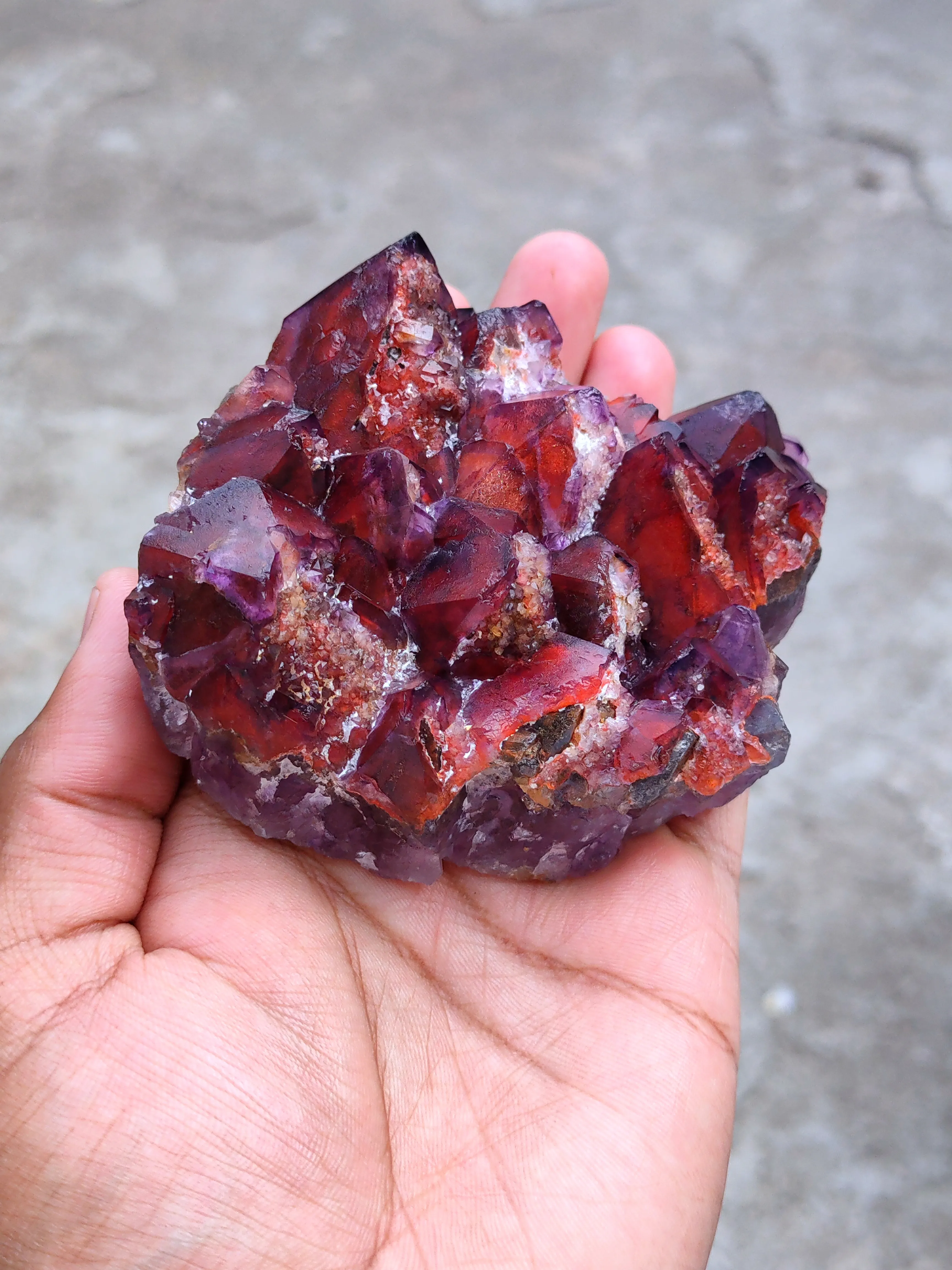 Alien Amethyst Phantom Quartz Cluster - image 4