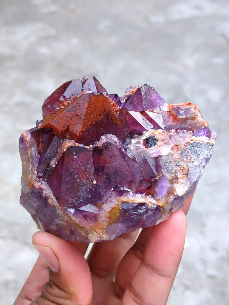 Alien Amethyst Phantom Quartz Cluster - image 7