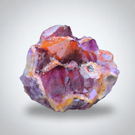 Alien Amethyst Phantom Quartz Cluster