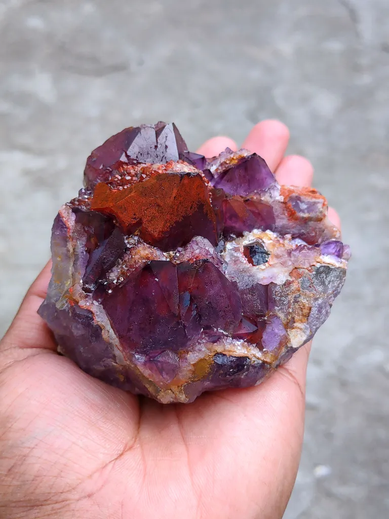 Alien Amethyst Phantom Quartz Cluster - image 5