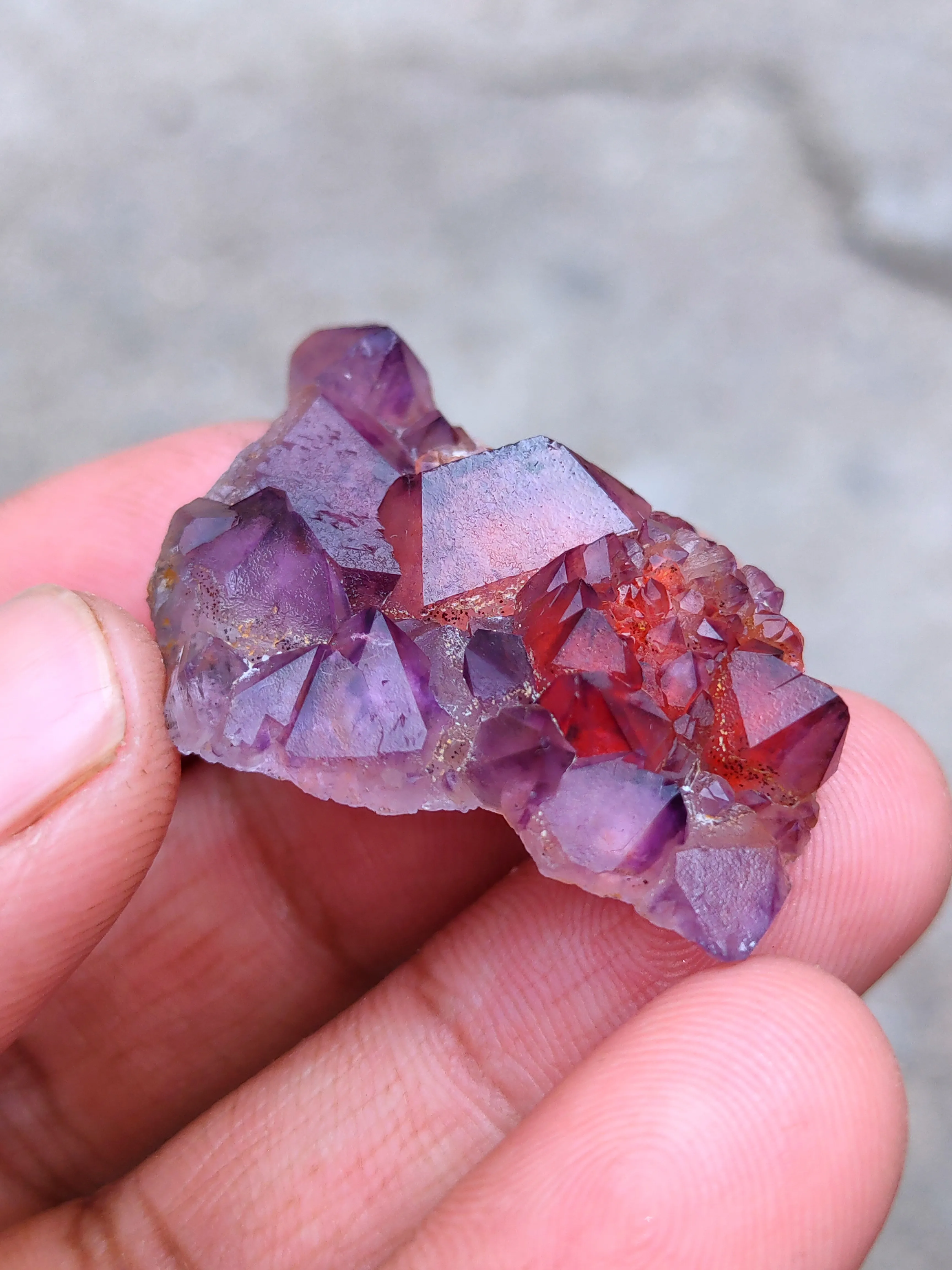 Alien Amethyst Phantom Quartz Cluster - image 3
