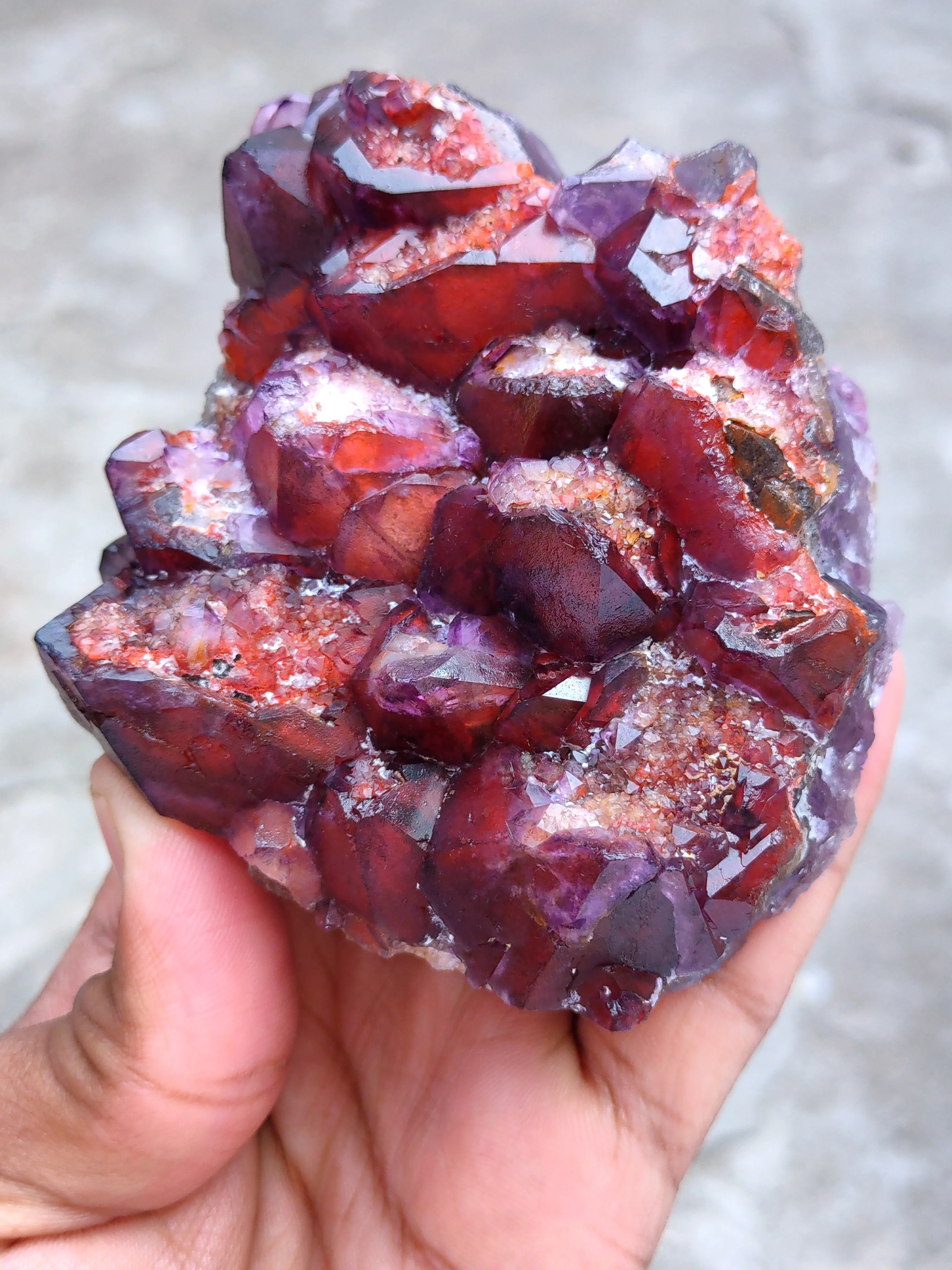 Alien Amethyst Phantom Quartz Cluster - image 2