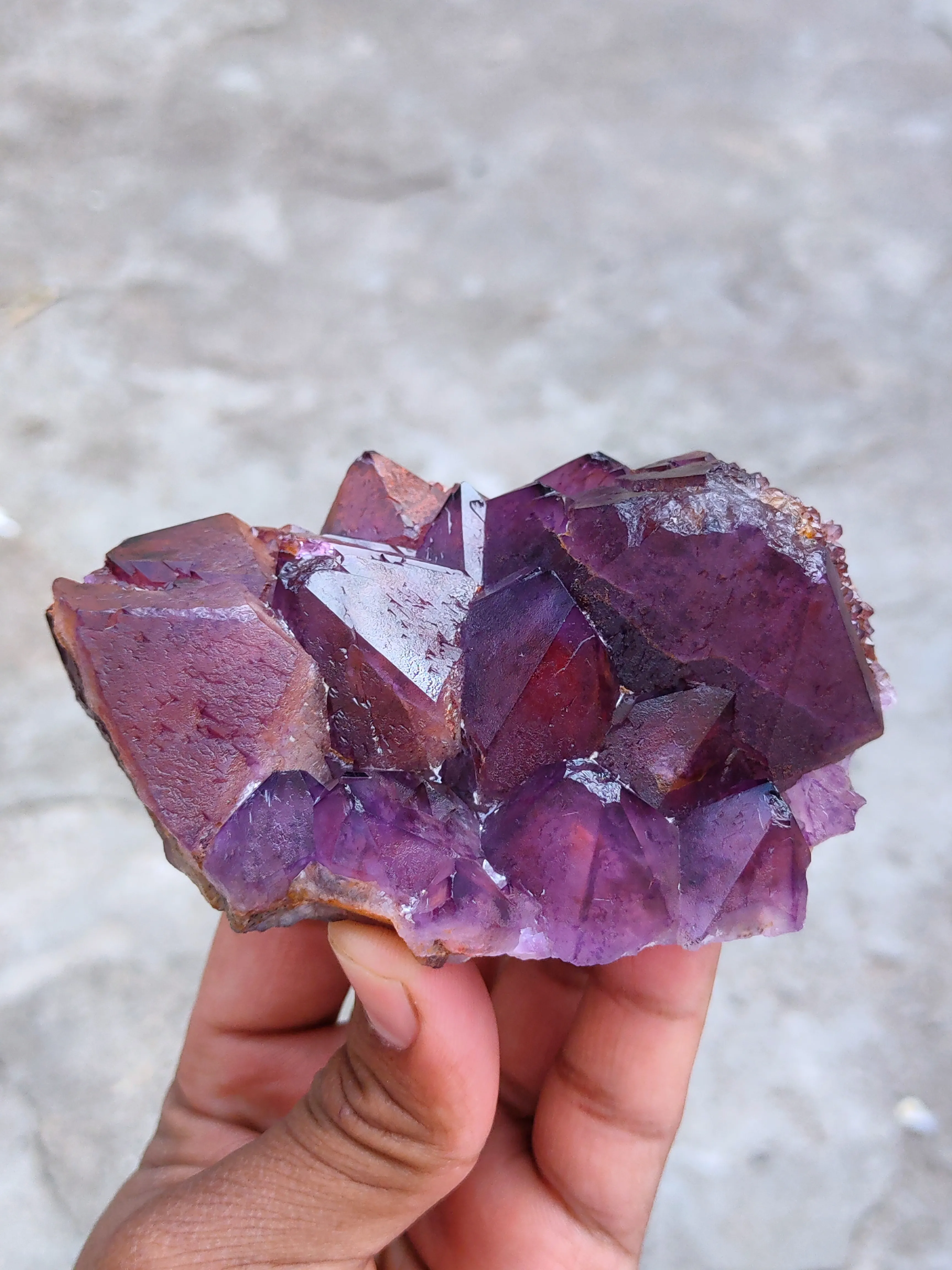 Alien Amethyst Phantom Quartz Cluster - image 7