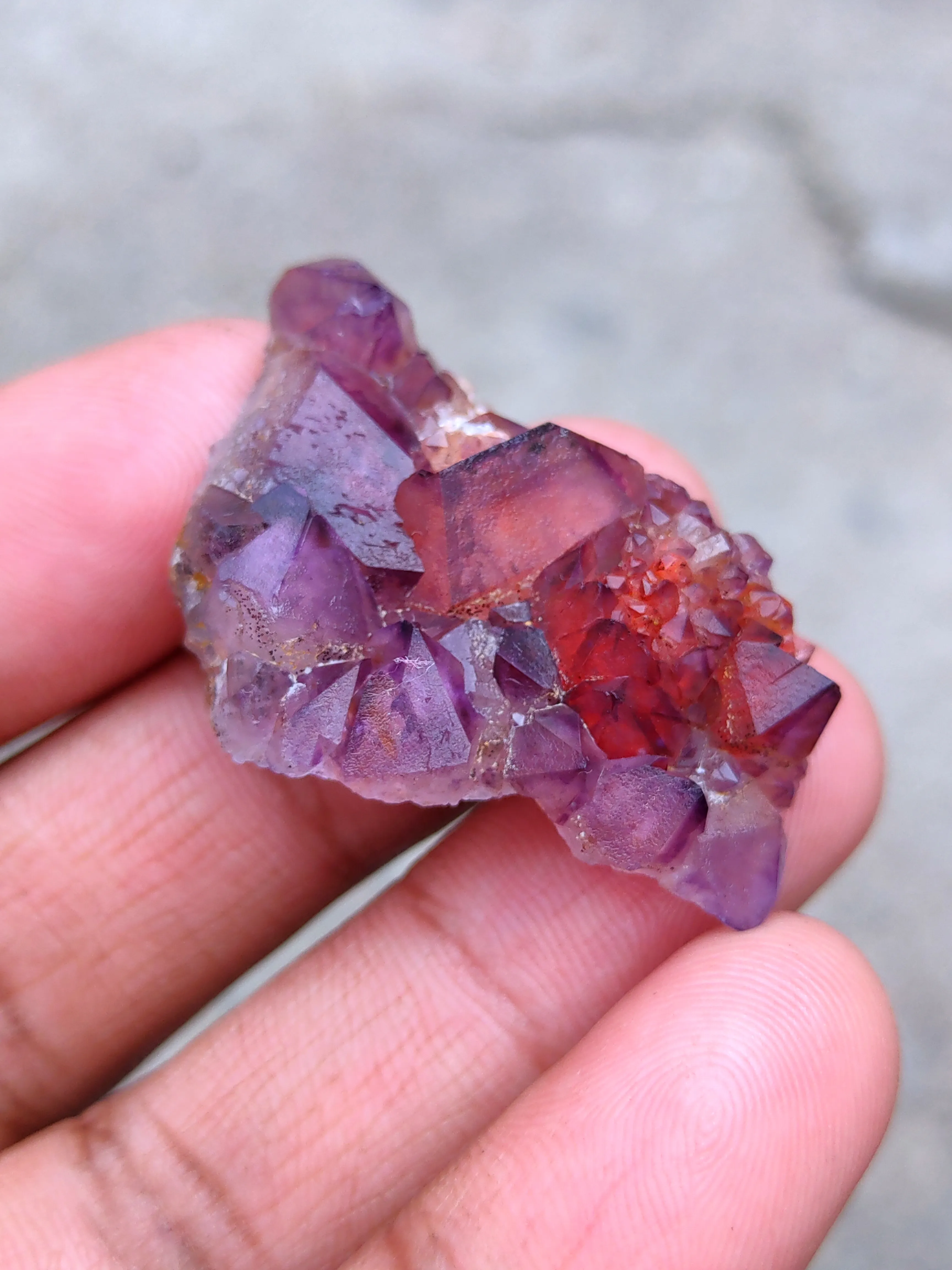Alien Amethyst Phantom Quartz Cluster - image 2
