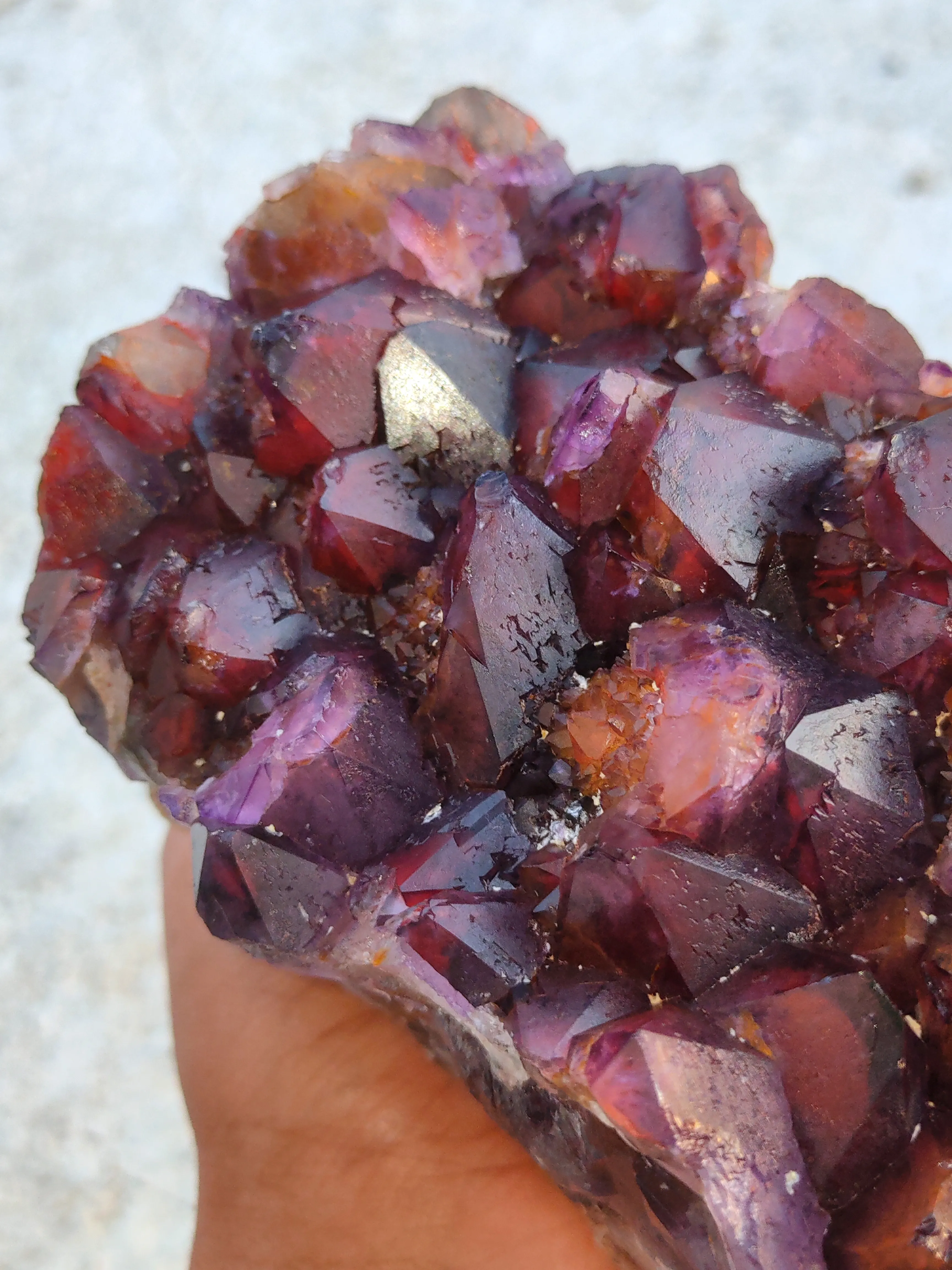 Alien Amethyst Phantom Quartz Cluster Available for sale - image 3