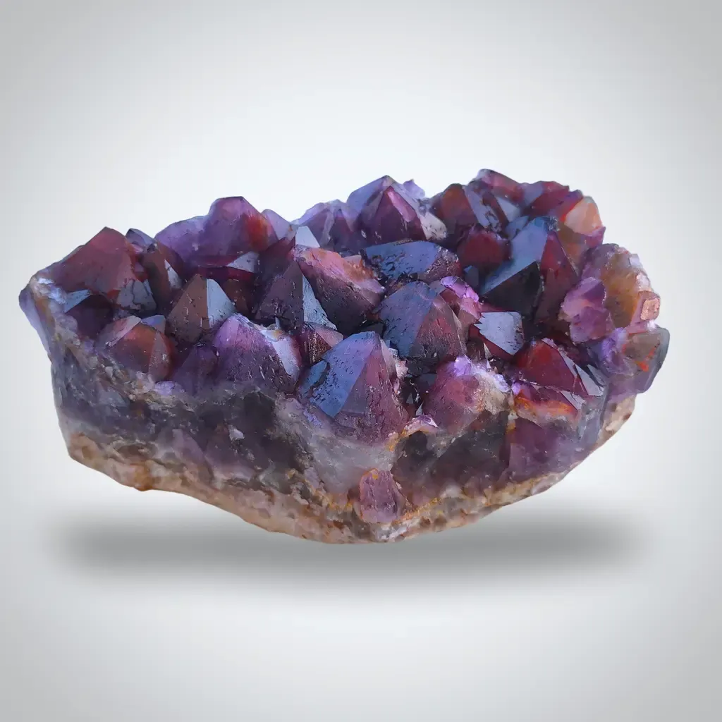 Alien Amethyst Phantom Quartz Cluster Available for sale