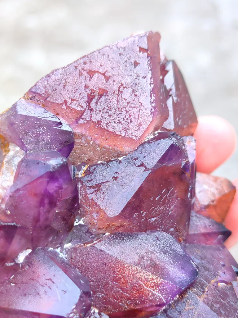 Alien Amethyst Phantom Quartz Cluster - image 4