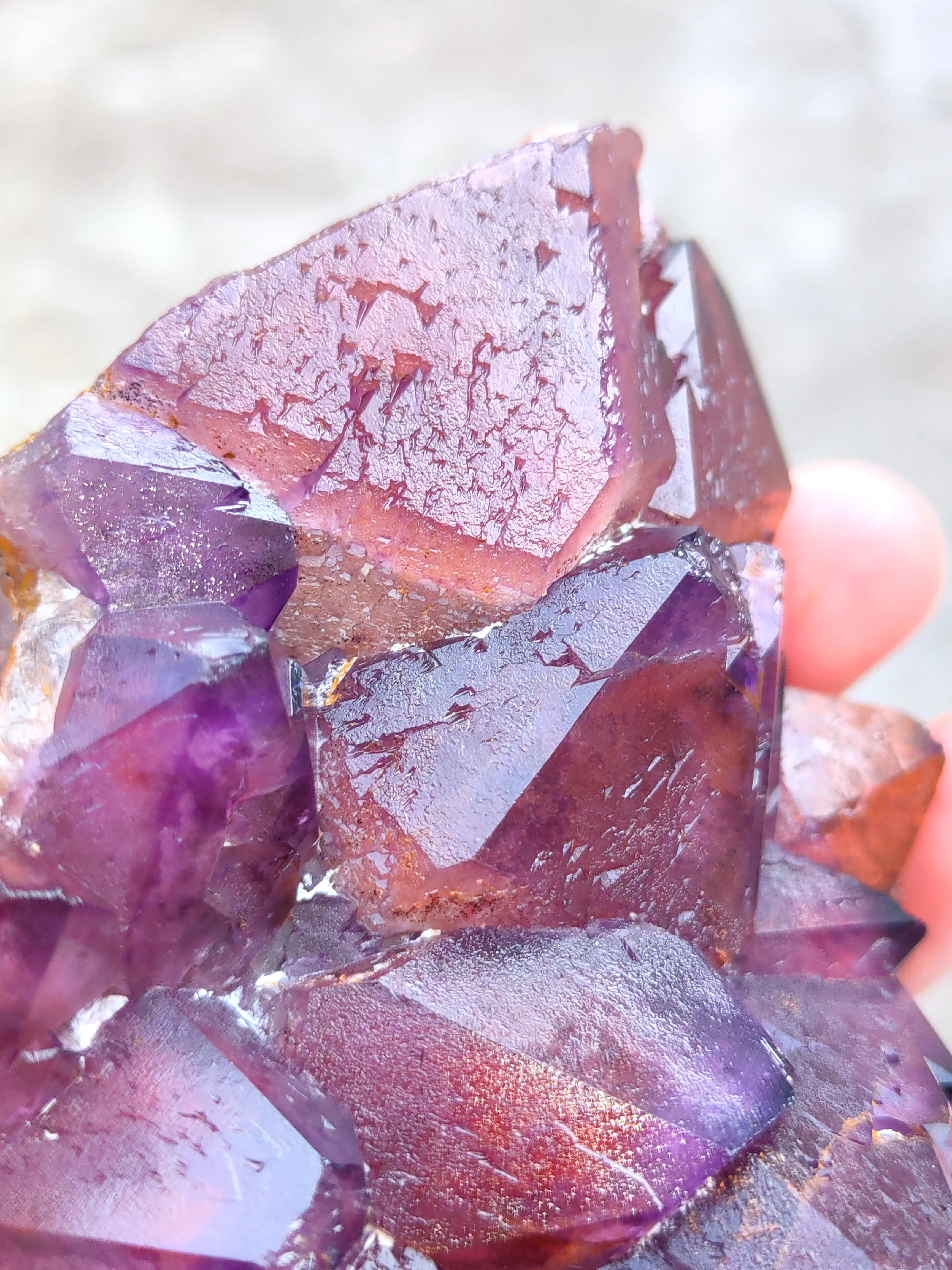Alien Amethyst Phantom Quartz Cluster - image 4