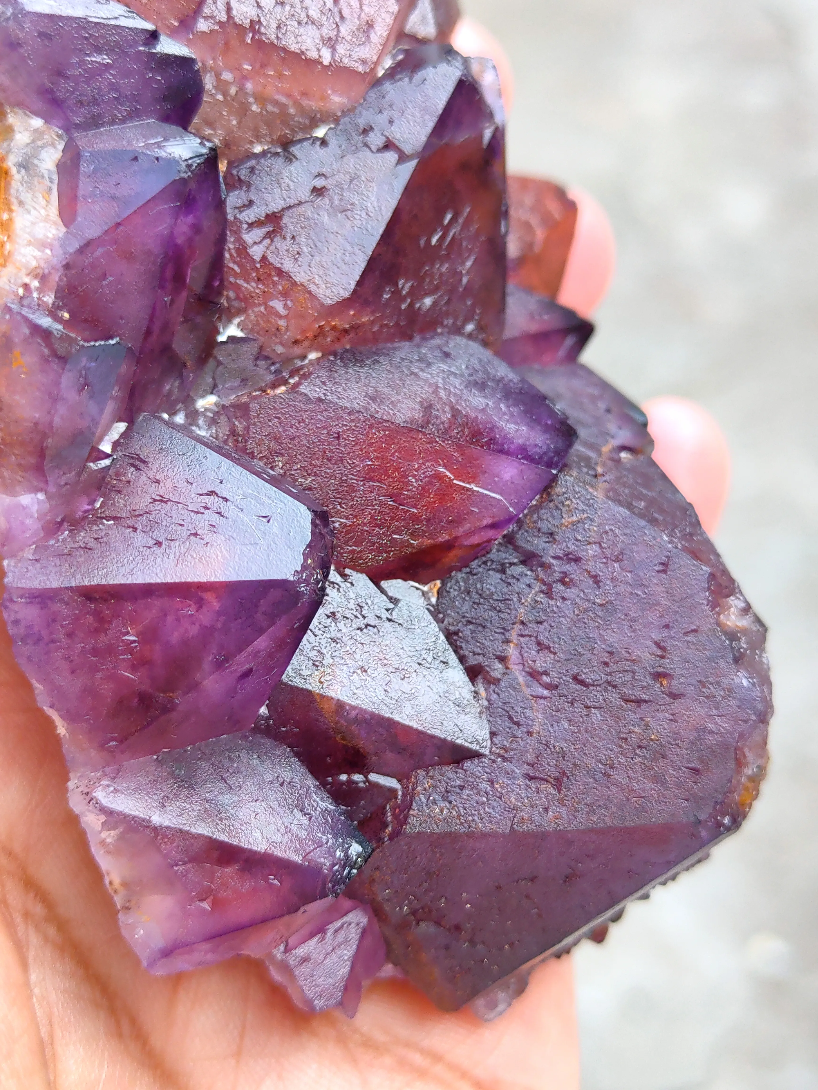 Alien Amethyst Phantom Quartz Cluster - image 5