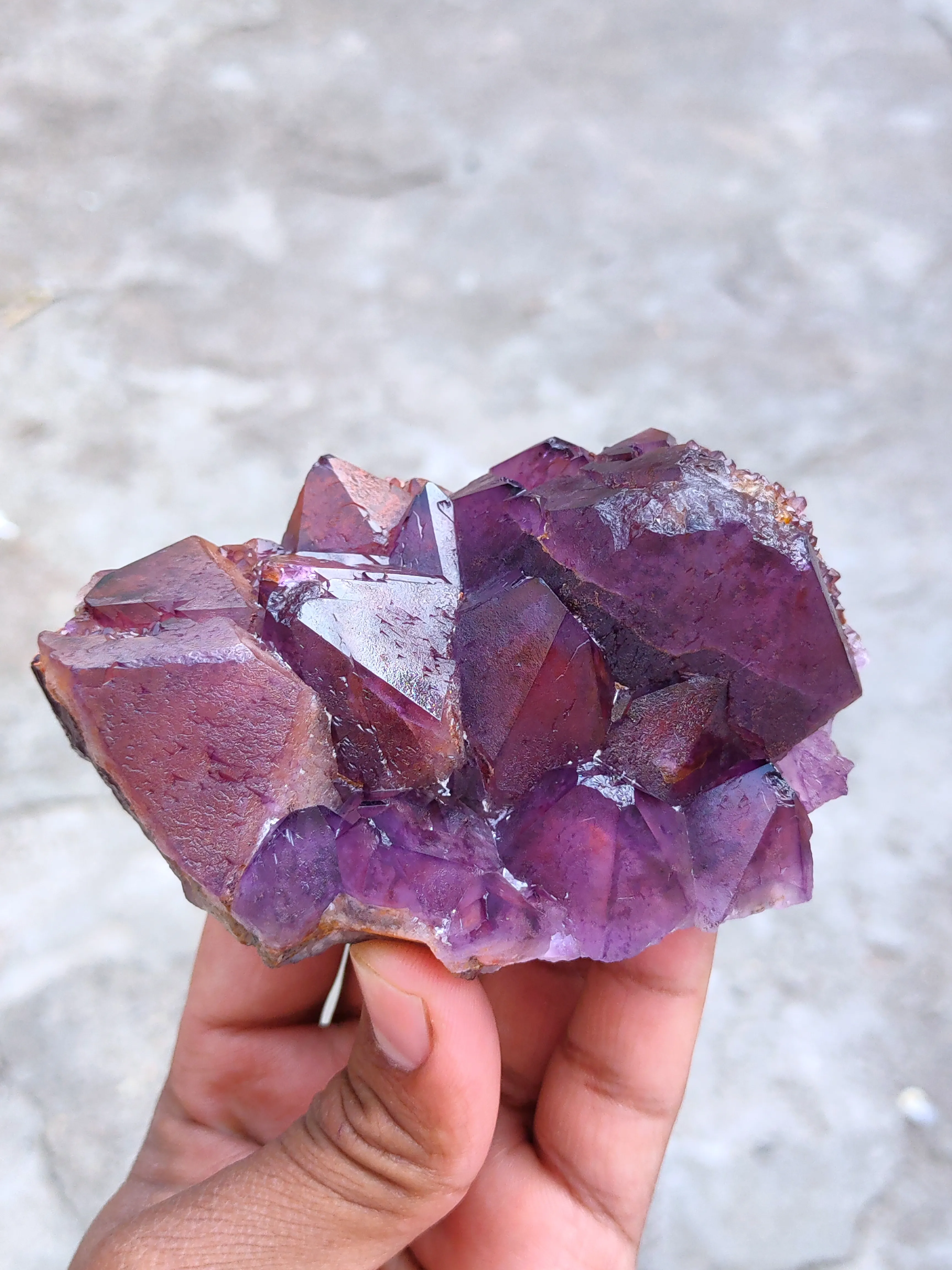 Alien Amethyst Phantom Quartz Cluster - image 2