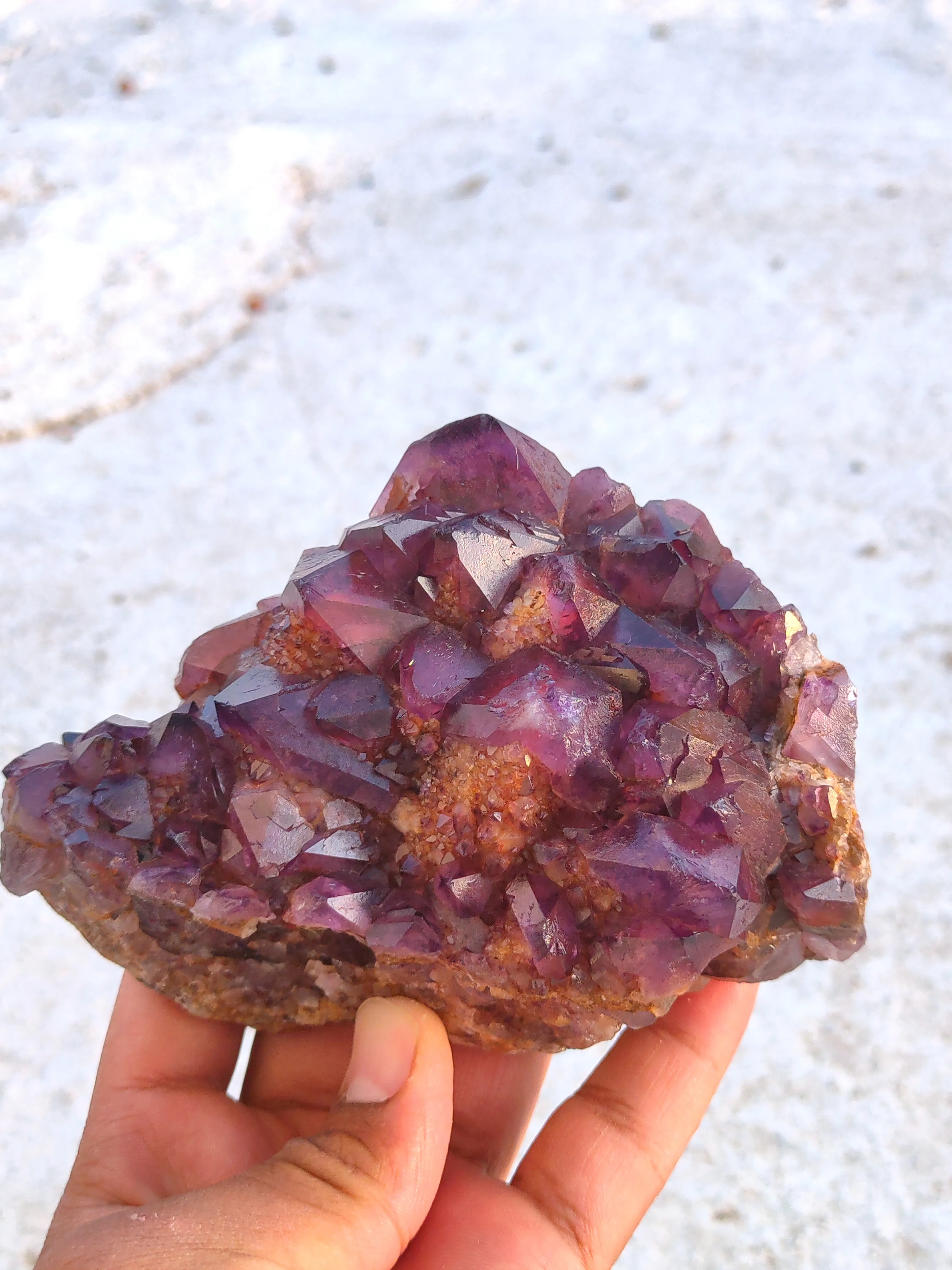 Alien Amethyst Phantom Quartz Cluster Natural Mineral specimen - image 7