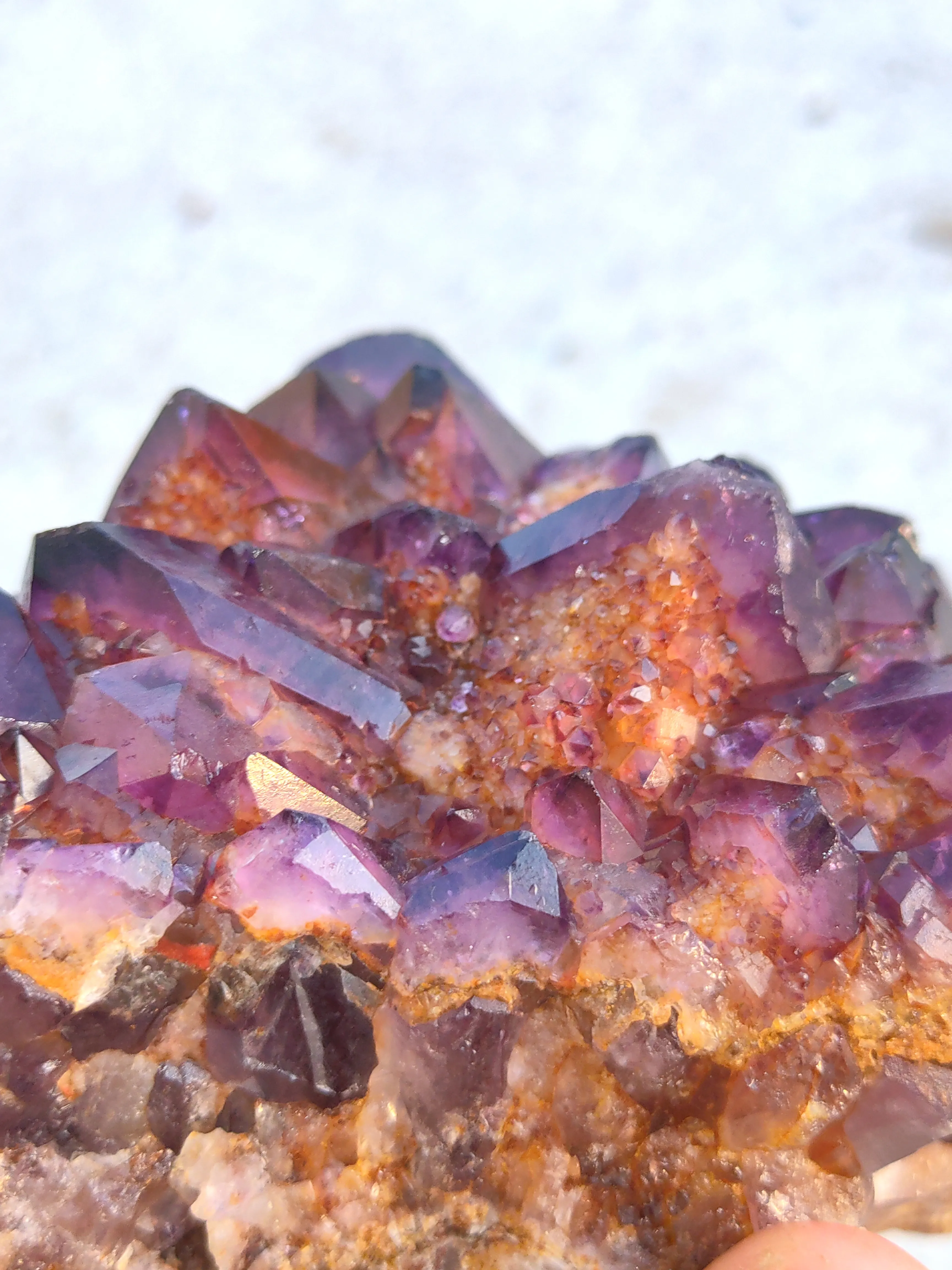 Alien Amethyst Phantom Quartz Cluster Natural Mineral specimen - image 4