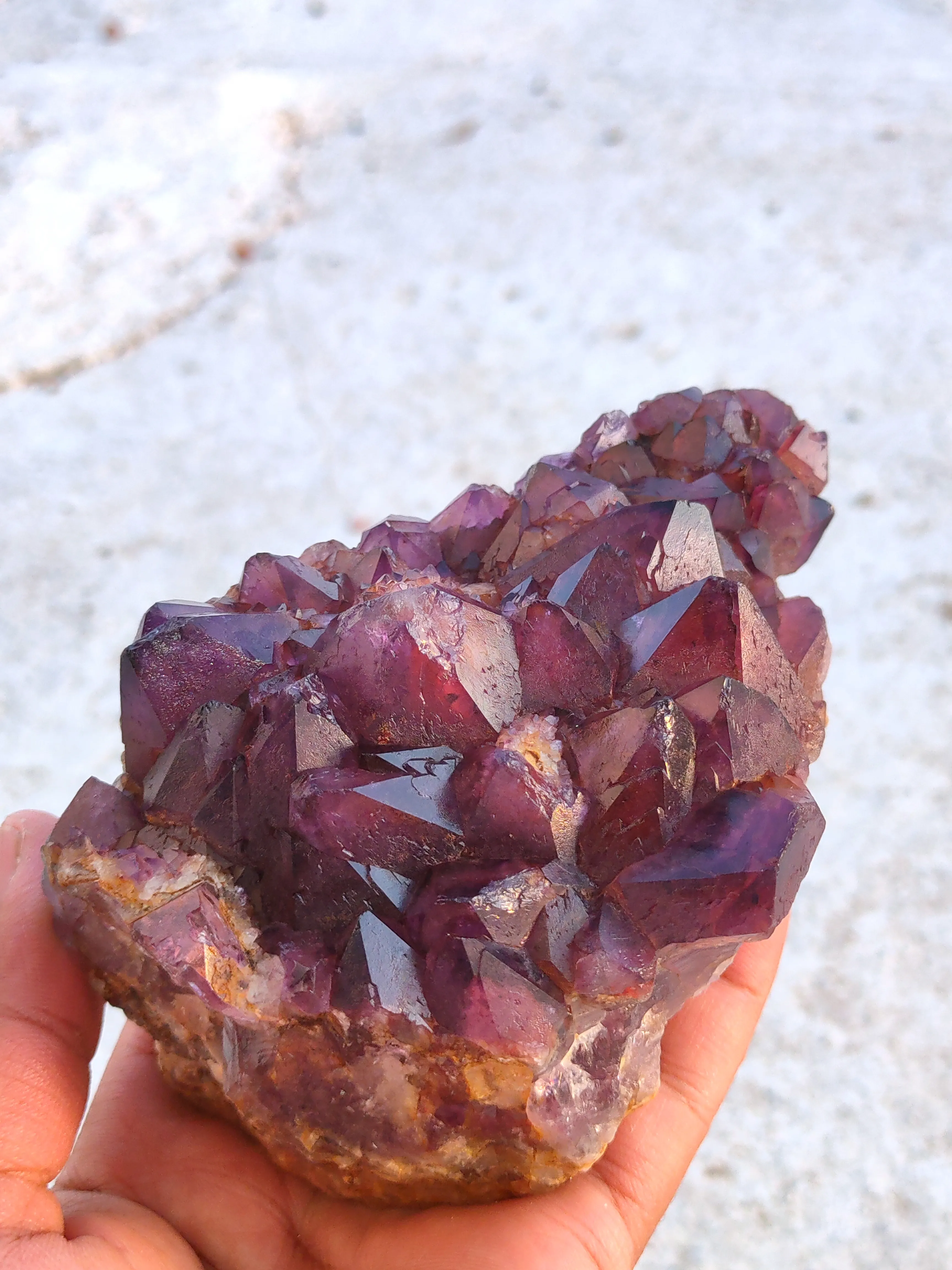 Alien Amethyst Phantom Quartz Cluster Natural Mineral specimen - image 5