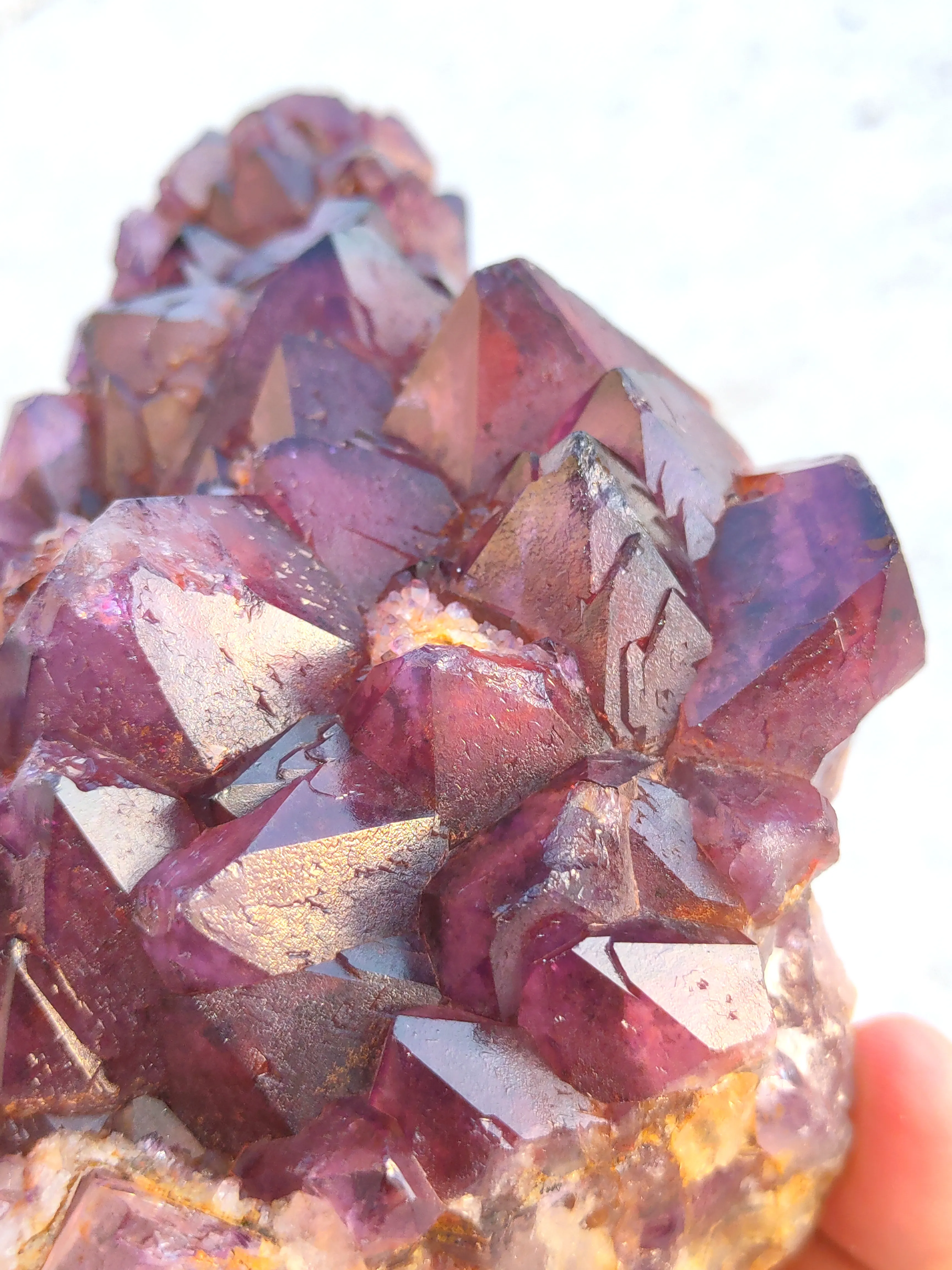 Alien Amethyst Phantom Quartz Cluster Natural Mineral specimen - image 9