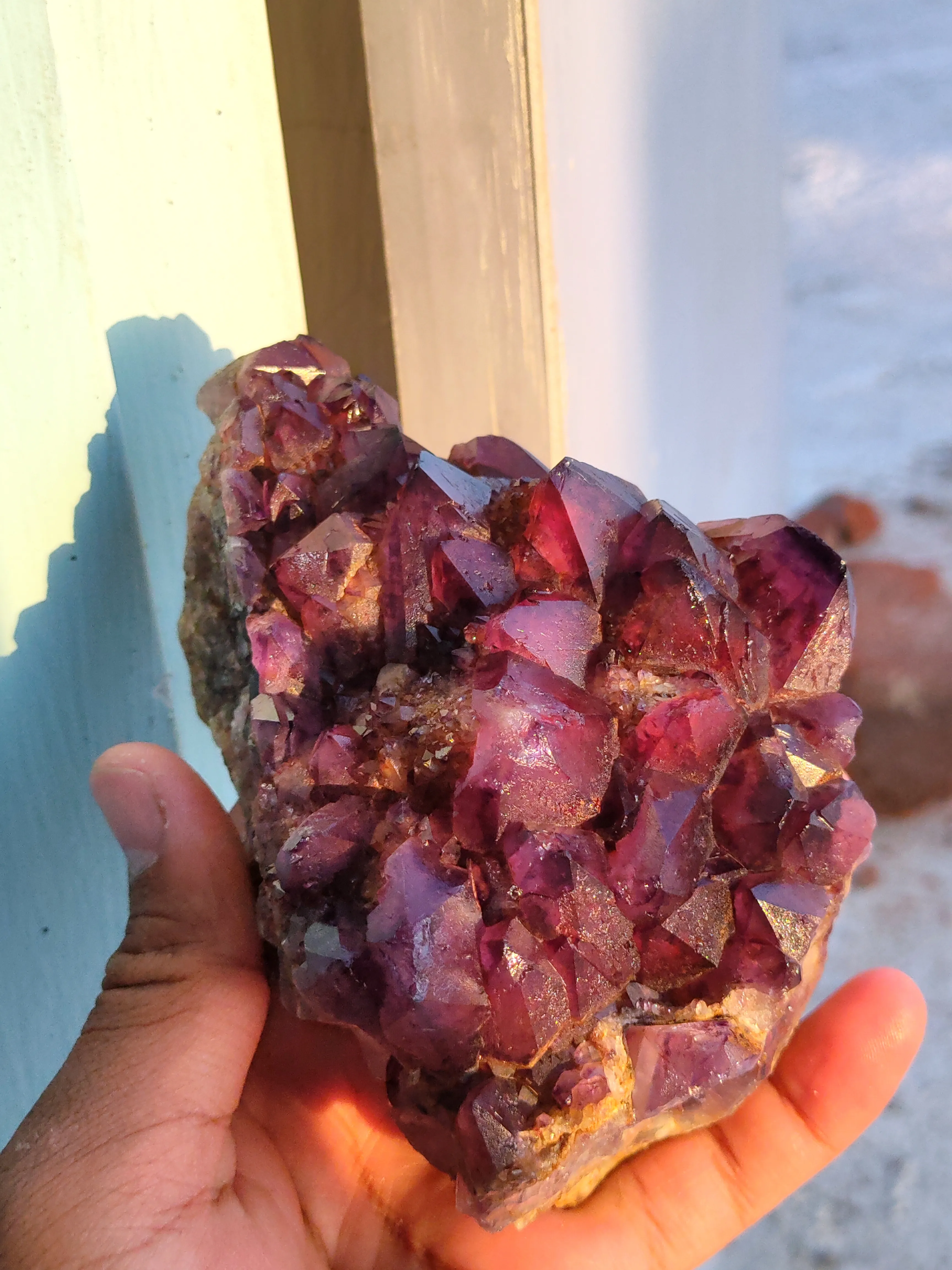 Alien Amethyst Phantom Quartz Cluster Natural Mineral specimen - image 6