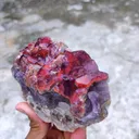 Alien Amethyst Red Phantom Hematite Quartz - image 5
