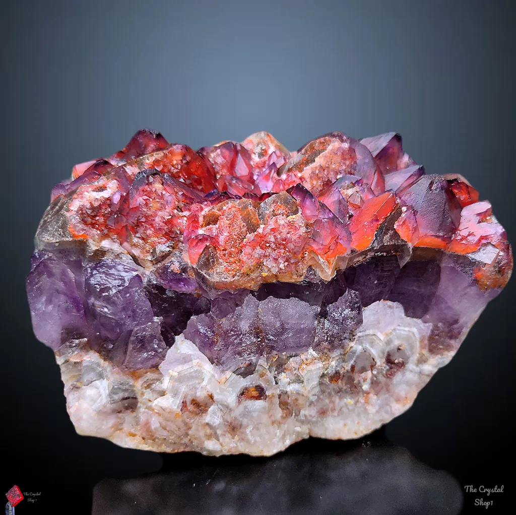 Alien Amethyst Red Phantom Hematite Quartz image