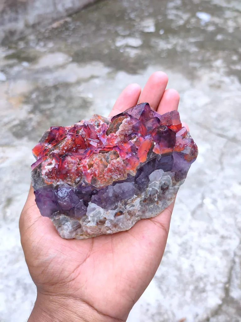 Alien Amethyst Red Phantom Hematite Quartz - image 10