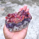 Alien Amethyst Red Phantom Hematite Quartz - image 10