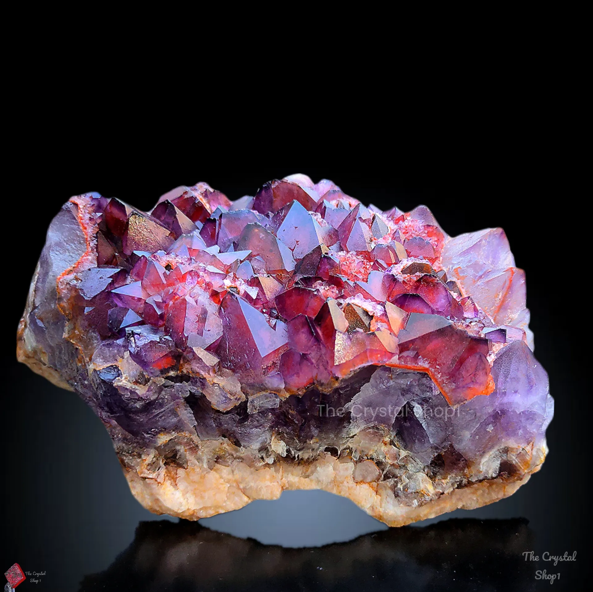 Alien Amethyst, Red Phantom Quartz crystal in Crystal. - image 1