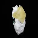 Alien Eye Calcite on Mordenite Matrix – Unique Diamond-Shaped Yellow Mineral Specimen from Sambhaji Nagar - image 4
