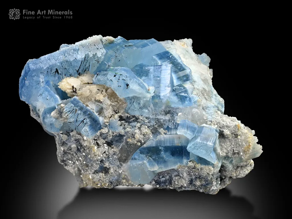 Alkali Caesium-Rich Blue Beryl from Afghanistan image