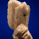 Allanite-(Ce) on Microcline (Carlsbad twin) - image 1